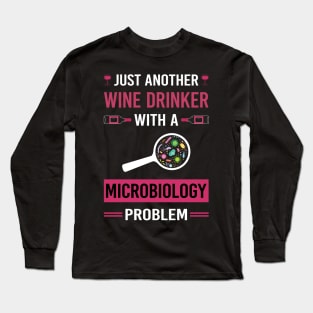 Wine Drinker Microbiology Microbiologist Long Sleeve T-Shirt